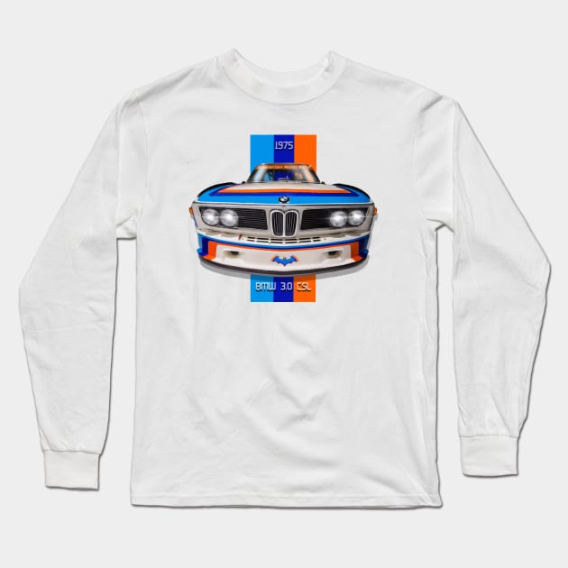 Bavarian Motors Bat Car Super Racer Long Sleeve T-Shirt by MotorManiac